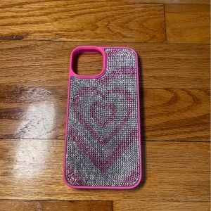 pink sparkle iPhone 13 case